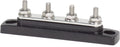 Blue Sea Systems 2305 Mini BusBar, 100 Amp 4-Stud DC/AC Common Distribution Terminal, No Cover