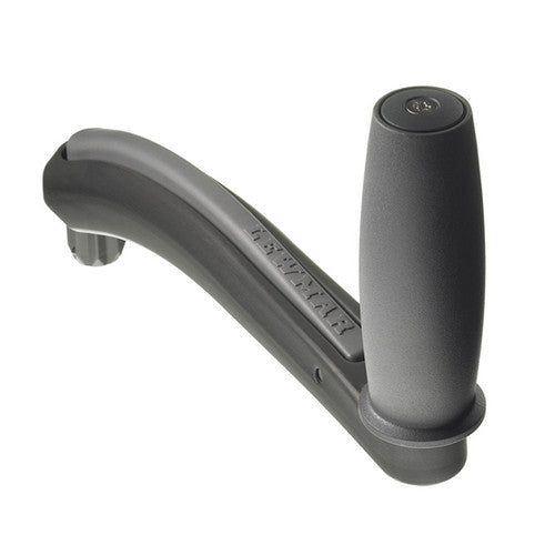 Lewmar One Touch Winch Handle, 8 Inch Aluminum Locking Sailboat Winch Handle, 29141401BK