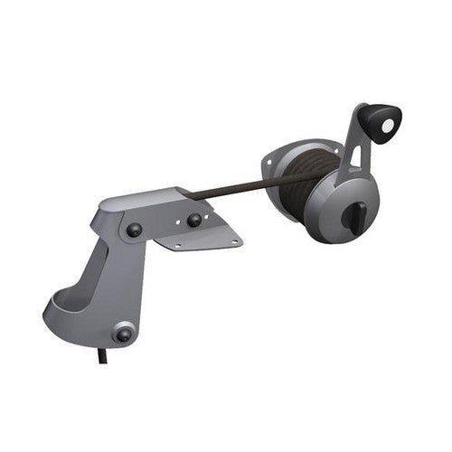 Attwood Anchor Lift System, Heavy-Duty Steel Anchor Winch with Nylon Rollers, Holds 100 Feet of 3/16 Inch Line