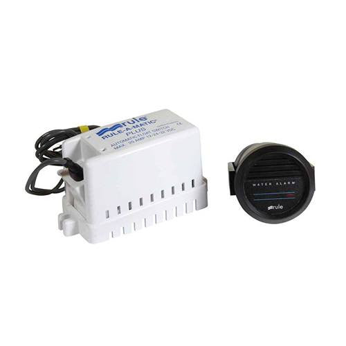Rule Hi-Water Boat Bilge Alarm System 33ALA - 12V Audible and Visual High Water Alarm, CFR 182.530 Compliant