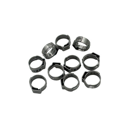 Sierra Oetiker Clamp 18-9132-9, 9/16 Inch (14.5mm), Stainless Steel, Pack of 10, Replaces Oetiker 16700013 OMC 346785