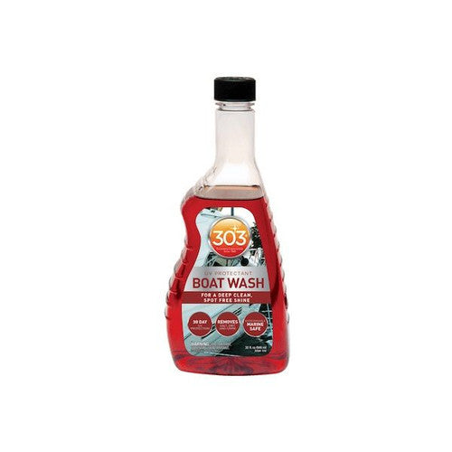 303 Products Boat Wash 32 oz, Ultra-Concentrated Marine Wash with 30-Day UV Protection