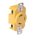 Marinco 305CRR 30-Amp 125-Volt Female Shore Power Receptacle, Yellow