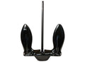 Greenfield Navy Anchor, 10 Pound, Black Plastisol Coated Fluke Anchor