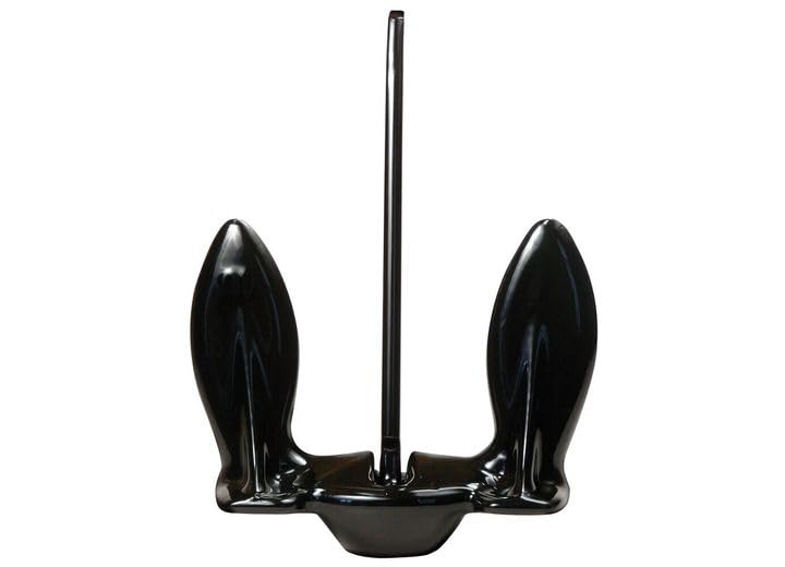 Greenfield Navy Anchor, 10 Pound, Black Plastisol Coated Fluke Anchor