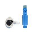 Jabsco 31911-0000 Flush Mount Stainless Steel Water Hose Deck Fitting, 1/2 in NPT to 3/4 in GHT