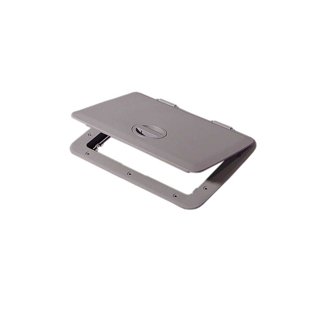 Tempress Cam-Latch Access Hatch - Dark Gray, Available in 10-3/4" x 15-1/8" and 13" x 23.25" Sizes