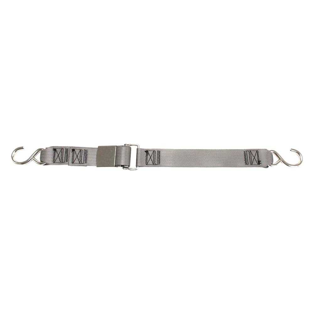 BoatBuckle Kwik Lok Stainless Steel Gunwale Tie Down Straps - Available in 13' and 16' x 2" Lengths