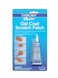 Evercoat Gel Coat Scratch Patch - White Fiberglass Repair, Tube or Buff Kit