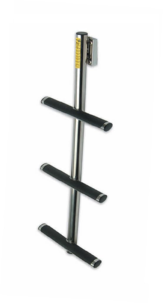 Garelick 19833 Stainless Steel 3-Step Sport/Dive Ladder, 400 Pound Capacity