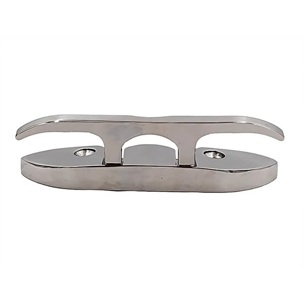 Gen3 Marine Stainless Steel Folding Dock Cleat, Top Mount, 8 Inch Handle