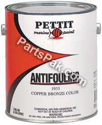 Pettit Copper Bronze Anti Fouling Bottom Paint 1193306, 1 Gallon, Bronze
