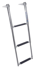 Windline TDL Series Stainless Steel Telescoping Over-Platform Boat Ladder, Available in 3-Step and 4-Step