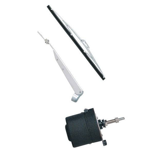 AFI Windshield Wiper Kit, Frame Mount, 12 Volt Self-Parking Motor - Available in 80 Degree and 100 Degree Sweep