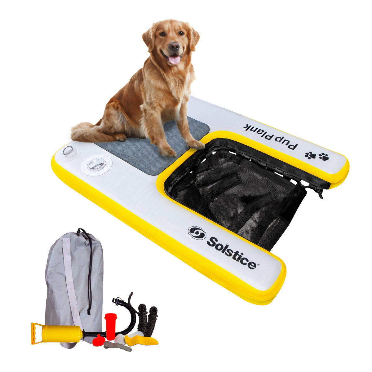Solstice Pup Plank Inflatable Dog Ramp - Mini to XL, 30-200 lb Capacity