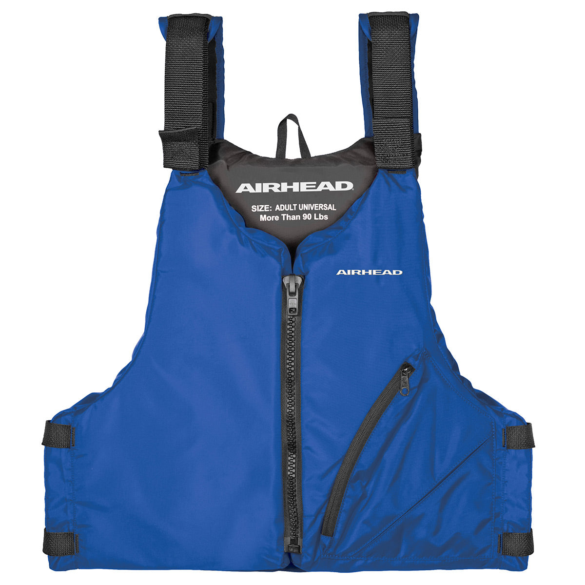 Airhead Base Paddle Life Jacket Vest, Adult Blue, Super Large