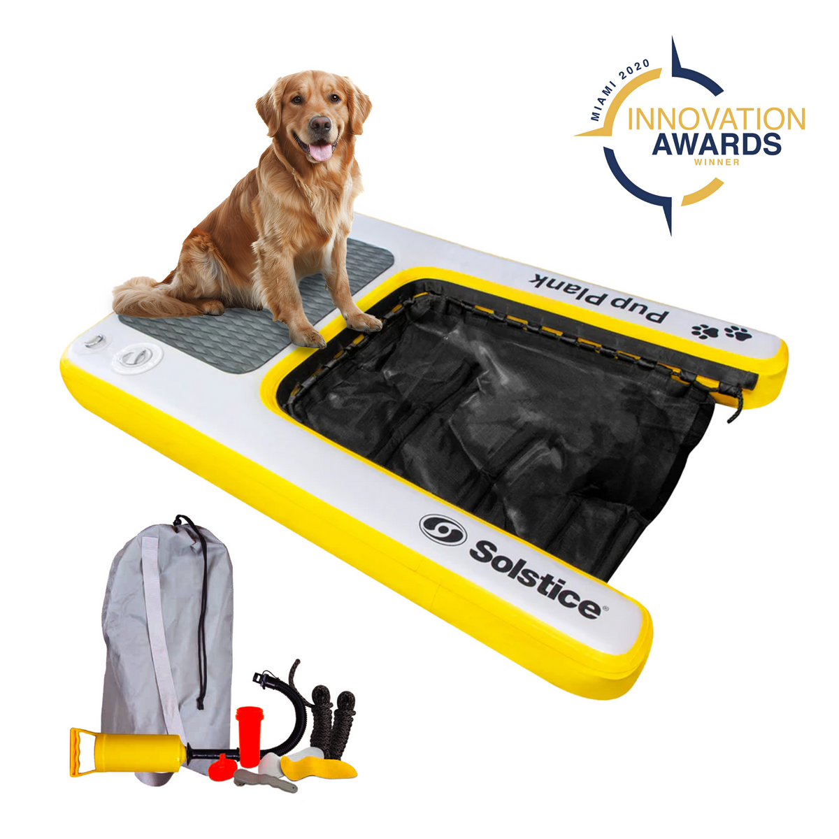 Solstice Pup Plank Inflatable Dog Ramp - Mini to XL, 30-200 lb Capacity