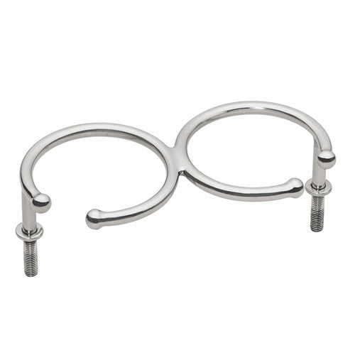 Whitecap Double Stud Mount Cup Holder, S-3513P