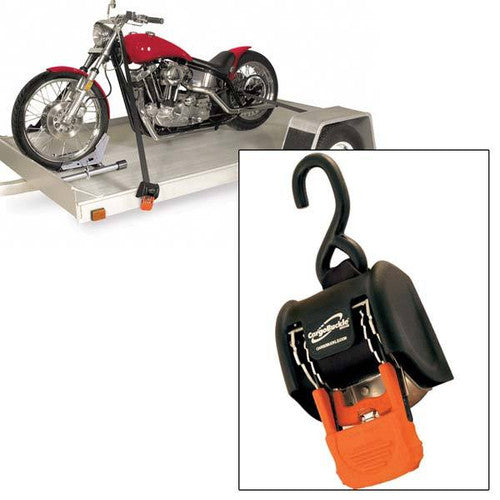 CargoBuckle G3 Retractable Ratchet Tie-Down Straps, 2 Inch x 72 Inch, Pair