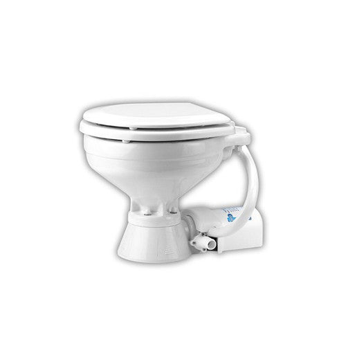 Jabsco 37010-4092 Standard Electric Marine Toilet, 12V, Household Size Bowl
