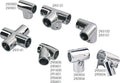 Sea-Dog Hinged Rail Tee Fitting, 316 Stainless Steel - Available in 7/8" and 1" Tube, 60 and 90 Degree Angles