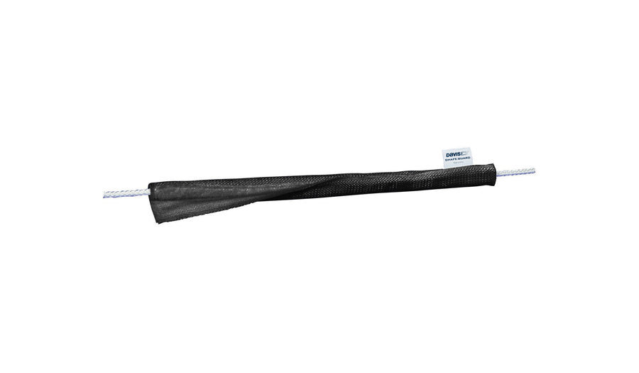 Davis Instruments Removable Dock Line Chafe Guard - Fits 3/8" to 1" Line, Sold as Pair - Available in Black or White