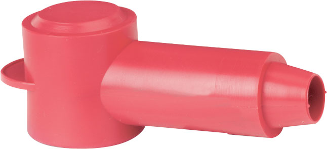 Blue Sea Systems 4010 CableCap Stud Terminal Insulator, Red, Fits 8-6-4 AWG Cable
