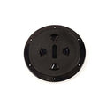 Beckson Marine DP84-B Screw-Out Deck Plate, 8 Inch, Black