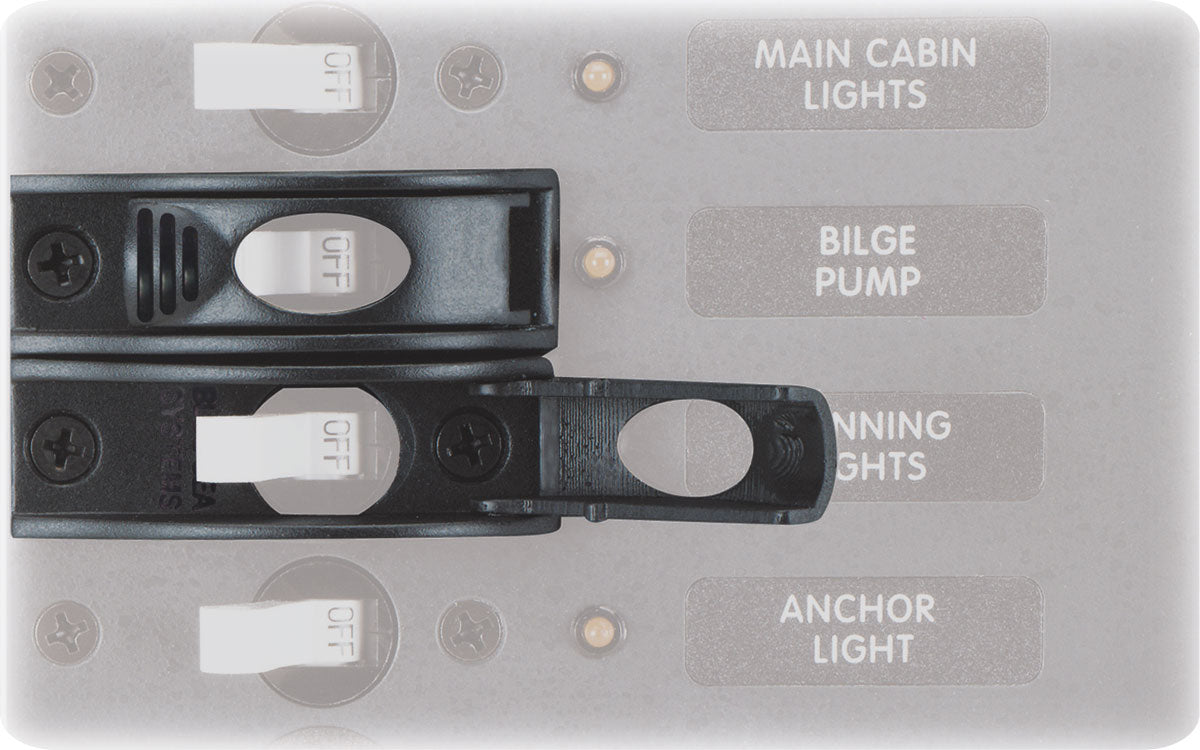 Blue Sea Systems 4100 Toggle Guard for A-Series and B-Series Toggle Circuit Breakers