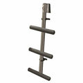 JIF Marine EES3 3-Step Stainless Steel Dive Ladder, Center Post Angled Mount, 400 lb Capacity
