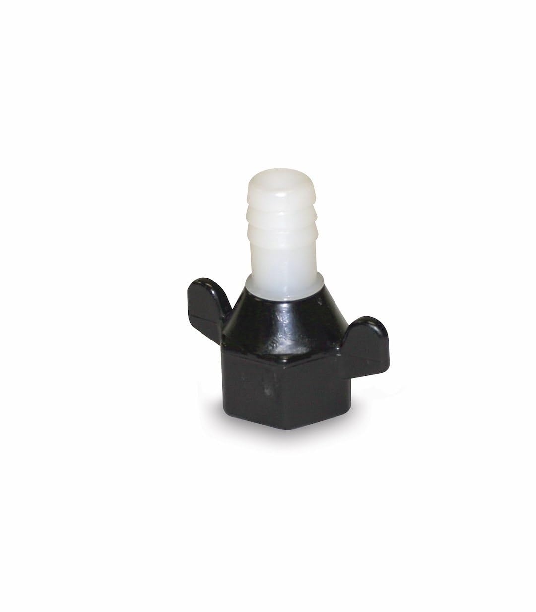 Shurflo 244-2936 Straight Fitting, 1/2 Inch NPT Female x 5/8 Inch Barb, Brass Hex/Wing Nut Swivel