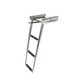 JIF Marine FOG-3 3-Step Under Platform Sliding Ladder, 316 Stainless Steel