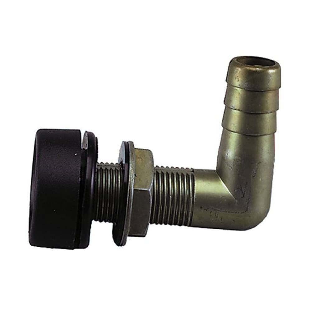 Perko 0571DP4BLK 90 Degree Black Gas Tank Vent with Swivel Elbow