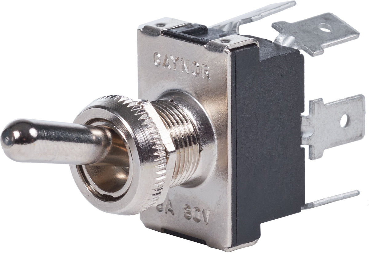 Blue Sea Systems 4155 WeatherDeck DPDT Toggle Switch, ON-OFF-ON