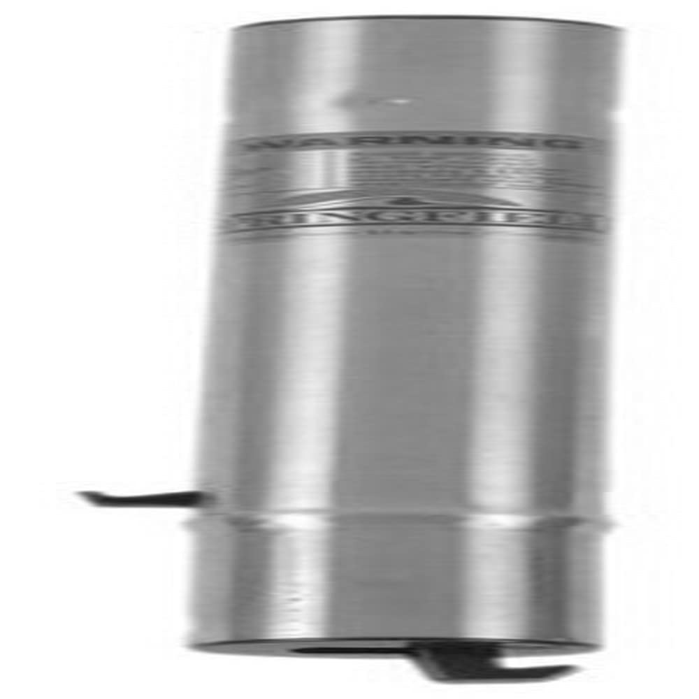 Springfield 1640403 Spring-Lock Fixed Height Post, 15.5 Inch Stainless Steel Boat Seat Post