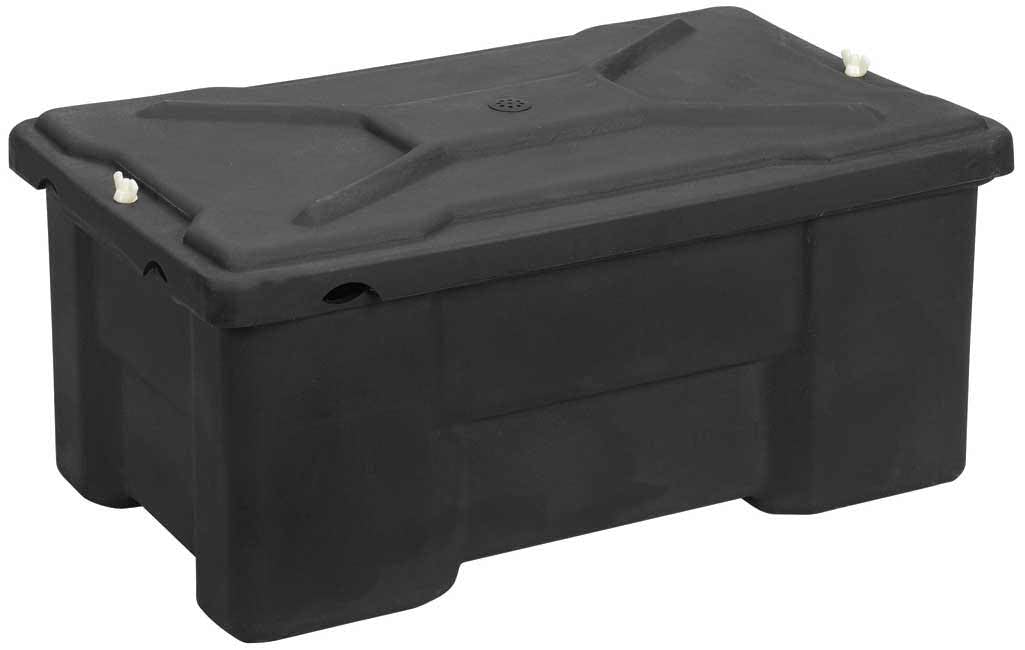 Moeller 8D Battery Box, Roto-Molded, Low Profile, 25 x 15 x 13.06 Inches, Black