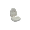Gen3 Marine Centric Folding Boat Seat, White, 4-Bolt Pedestal Mount, SM1010010303