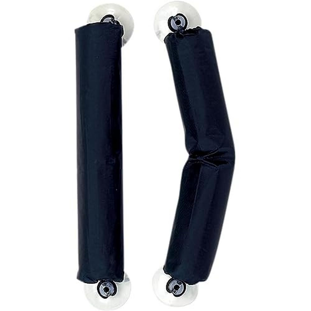 Airhead SB-4 Boat Fenders, 3 x 18 Inches, Black, Pack of 2