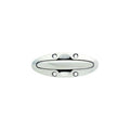 Attwood 66514-7 Counter-Sunk Flush Cleat, 6 Inch, 316 Stainless Steel