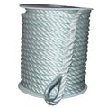 AAmstrand Nylon 3 Strand Twisted Anchor Line, White - Available in 1/2" x 100' to 5/8" x 200'