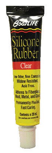 BoatLIFE Silicone Rubber Sealant - Marine Grade, Clear & White, 1 Oz to 10.6 Oz Cartridge