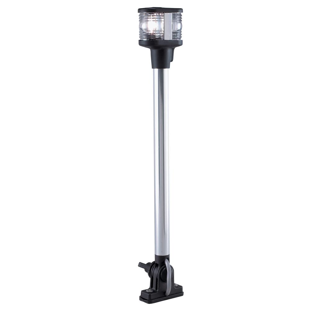 Perko 1184DP0CHR Vertical-Mount Fold-Down Combination Masthead/All-Round Light, 14 Inch Height