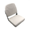 Gen3 Marine Classic Low Back Folding Boat Seat, All White, 6-181W