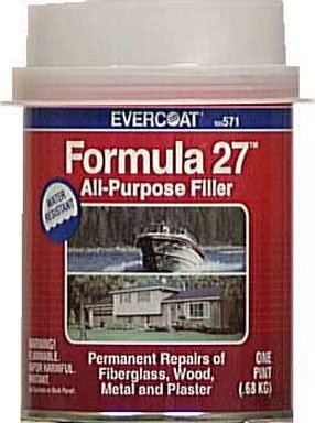 Evercoat Formula 27 All-Purpose Body Filler - Available in Pint and Quart