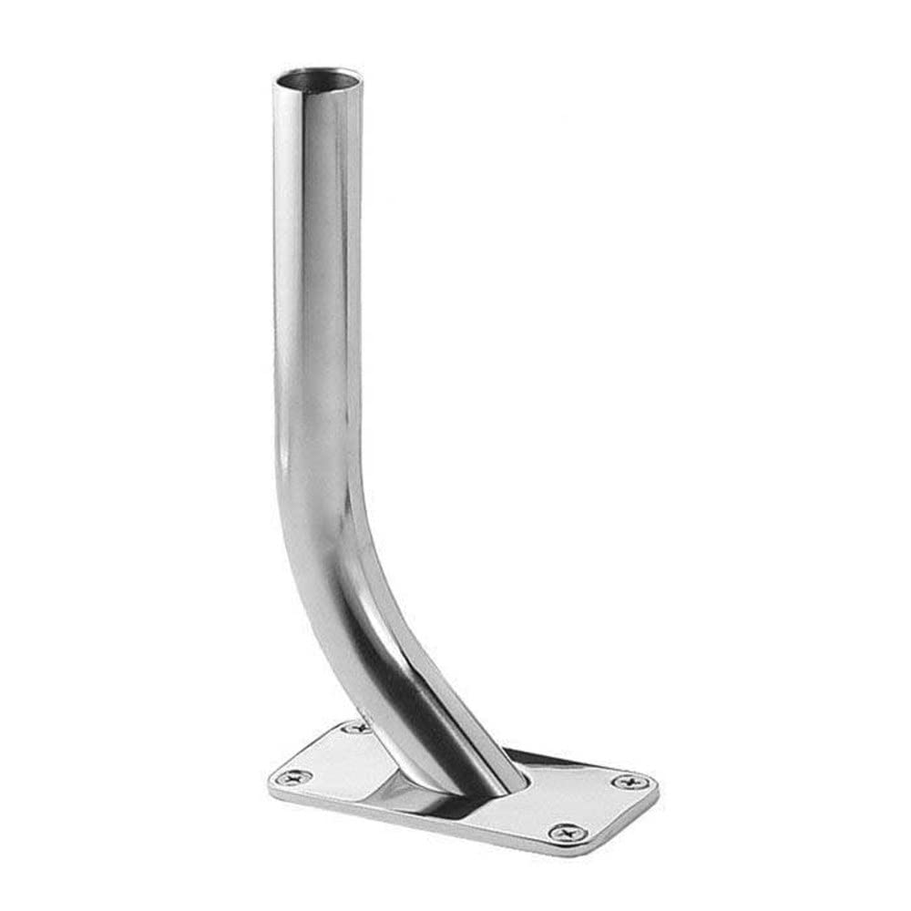 TACO Marine Gunnel-Mount Striker Base for 1-1/8 Inch Outriggers, F16-0212-F, Stainless Steel Pair