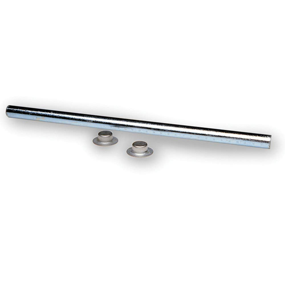 Tie Down Engineering Roller Shaft 86027, 5/8 in. X 5-1/4 in., Zinc, with Cap Nuts, Boat Trailer Bow/Keel Roller Replacement