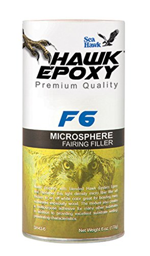 Sea Hawk F6-S MicroSphere Fairing Filler, 5.2 oz Lightweight Epoxy Additive
