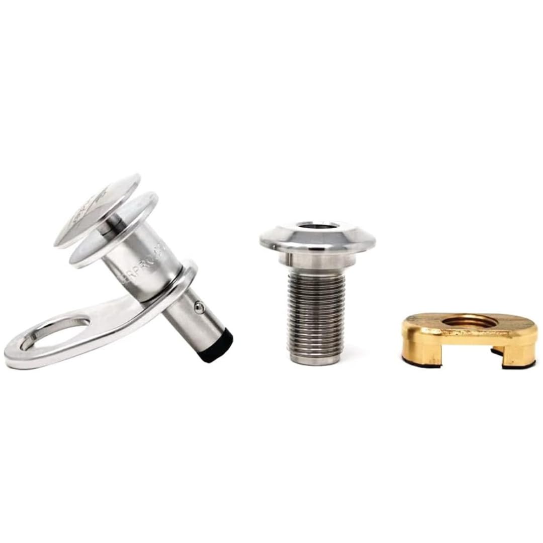 Phender Pro 3/8 Inch Quick Release Fender Set, 316 Stainless Steel, Made in USA
