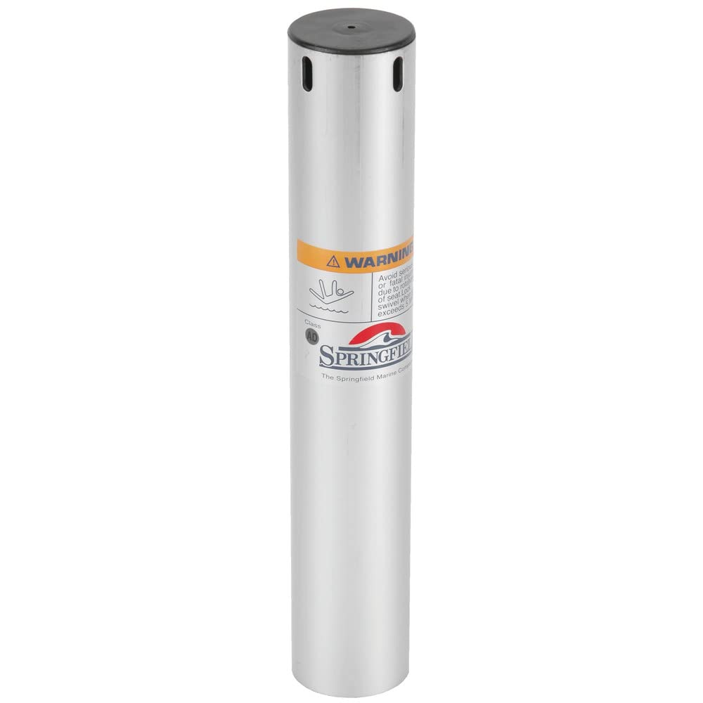 Springfield UNI-Lock Plug-In Post, 2-3/8 Inch Diameter, 15 Inch Height, Anodized Aluminum