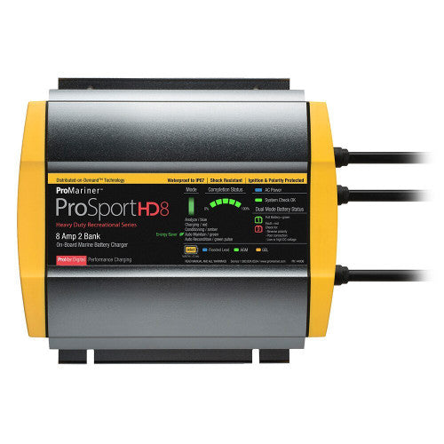 ProMariner ProSportHD Gen 4 Onboard Marine Battery Charger - 6 to 20 Amp, 1 to 3 Bank